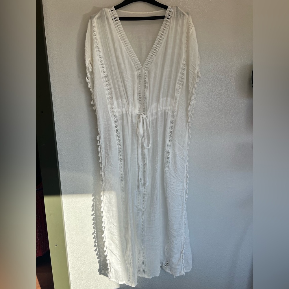 Cupshe White Swim Coverup